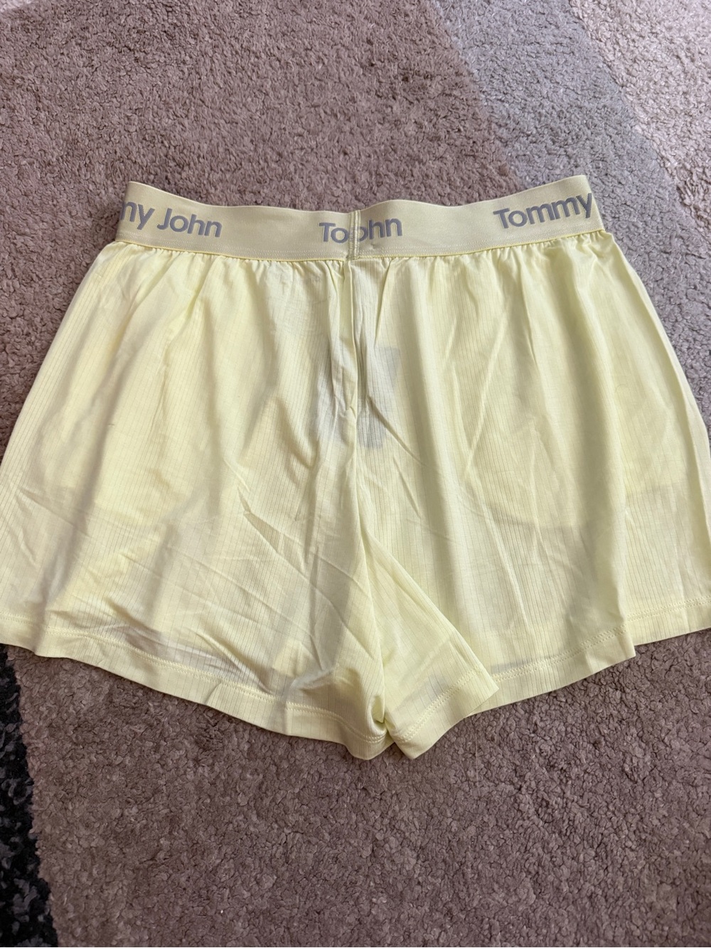 Tommy John Women’s Luminary Green Second Skin Luxe Rib Sleep Shorts- small - Picture 5 of 5